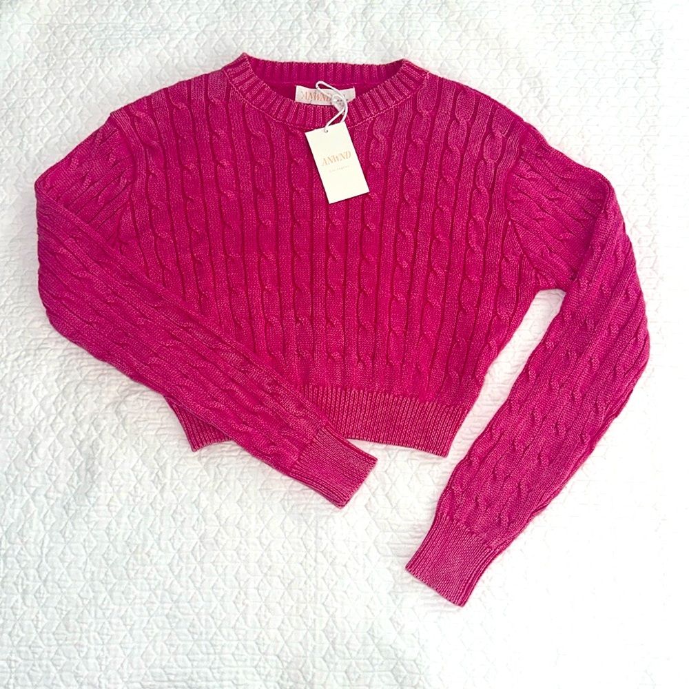 Pink sweater NWT Size Small